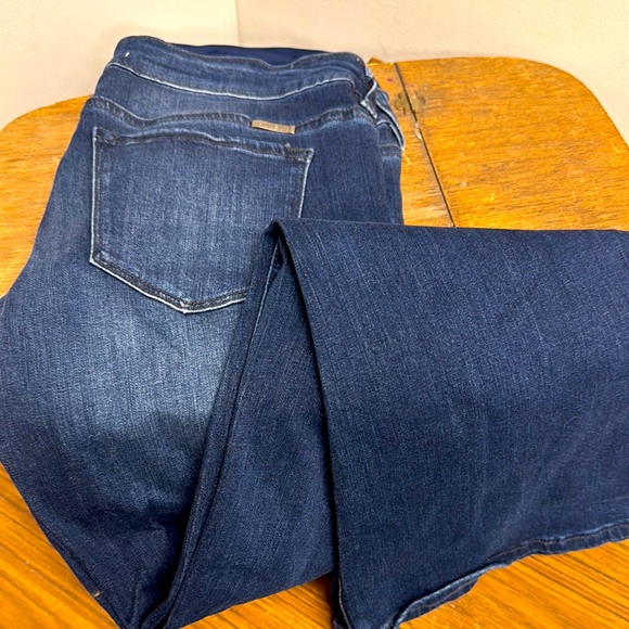 KanCan maternity‎ flare leg, Blue Denim Jeans size 9 - Picture 1 of 6